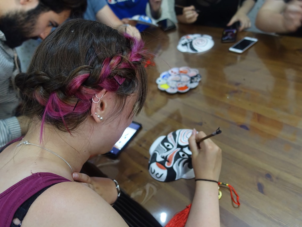 Mask painting